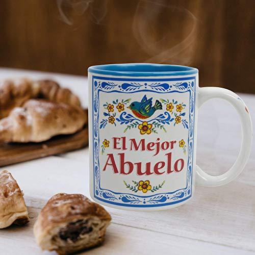 "El Mejor Abuelo" Design Color Ceramic Coffee Mug by E.H.G | 12 oz