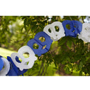 Pretzel Garland Oktoberfest Party Accessory - Below $10, Blue/White, Hanging Decorations, Oktoberfest, Paper, PS- Oktoberfest Decorations, PS- Oktoberfest Essentials-All OKT Items, PS- Oktoberfest Hanging Decor, PS- Oktoberfest Table Decor, Tableware - 2 - 3