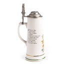 3/4 Liter Gambrinus Ceramic German Beer Stein - Above $100, Beer Steins, Oktoberfest - 2 - 3 - 4 - 5