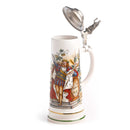 3/4 Liter Gambrinus Ceramic German Beer Stein - Above $100, Beer Steins, Oktoberfest - 2 - 3 - 4