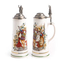 3/4 Liter Gambrinus Ceramic German Beer Stein - Above $100, Beer Steins, Oktoberfest