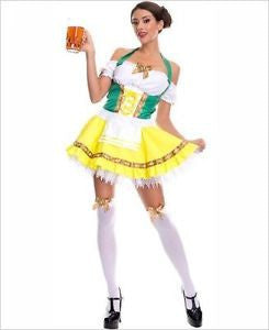 Oktoberfest Beer Girl Costume - $20 - $50, Apparel- Costumes - German - Womens, Multi-Color, Polyester, PS-Party Supplies, Size, Womens, X-Large - 2