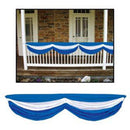 Oktoberfest Fabric Bunting Party Decoration 5 Feet 10 Inches Long - Bavarian Blue White Checkers, Bayern, German, Germany, Hanging Decorations, Oktoberfest, PS- Oktoberfest Decorations, PS- Oktoberfest Essentials-All OKT Items, PS- Oktoberfest Hanging Decor, PS- Oktoberfest Table Decor, PS-Party Supplies, Tableware