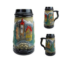 Bavarian Mountain Village German Beer Stein