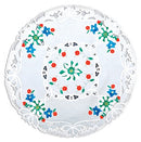 Edelweiss Round Tablecloth Lace Applique - Below $10, Collectibles, CT-700, Edelweiss, General Gift, German, Germany, Home & Garden, Linens, PS- Oktoberfest Decorations, PS-Party Supplies, Table Linens, Tablecloths, Tableware - 2 - 3 - 4