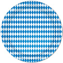 Bavarian Pattern Oktoberfest Decorations: Plates 9" - OktoberfestHaus.com