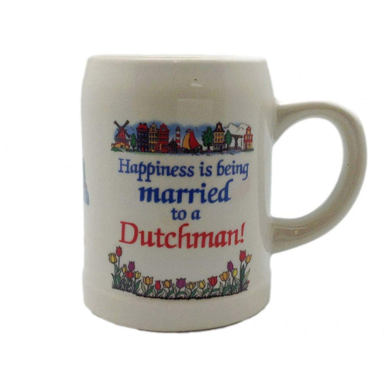 Ceramic Coffee Mug: "Married to a Dutchman"