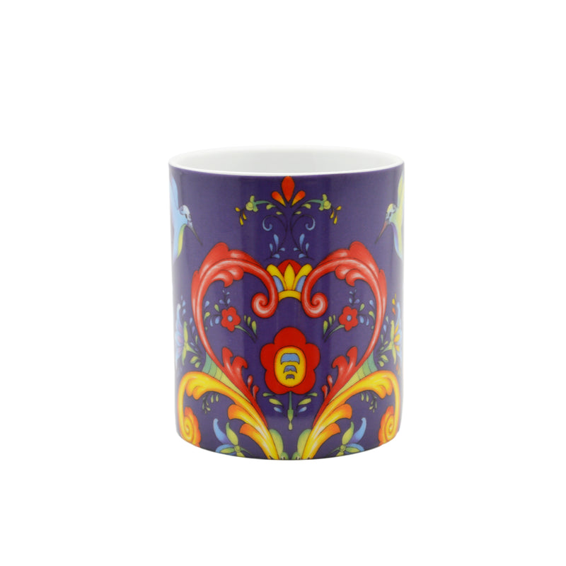 Rosemaling Ceramic Mugs - Scandinavian Gift Shop