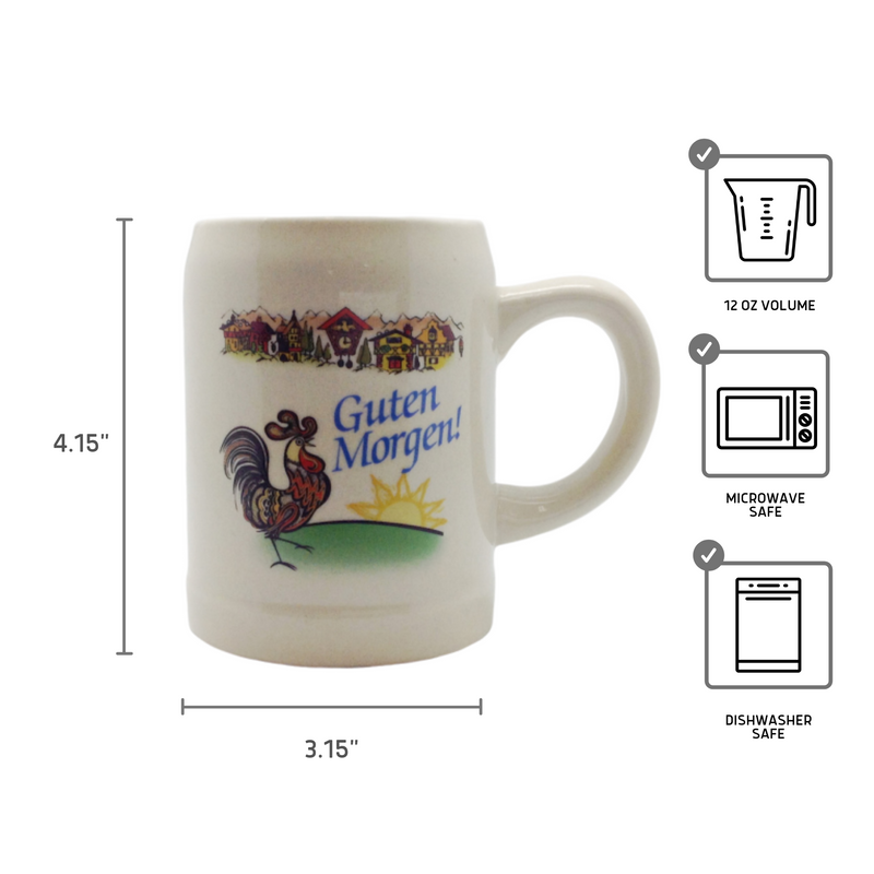 German Coffee Mug: "Guten Morgen"