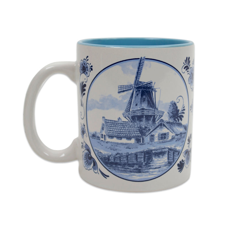 Dutch Gift Delft Windmill Coffee Mug