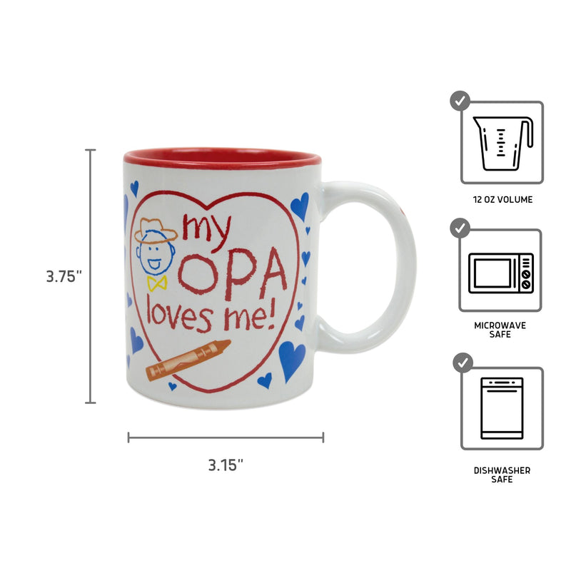 Gift for Opa's Grandchildren Mug  "My Opa Loves Me"