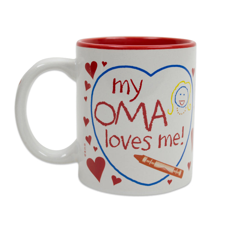 Gift for Oma's Grandchildren Mug  "My Oma Loves Me"