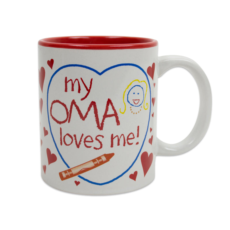 Gift for Oma's Grandchildren Mug  "My Oma Loves Me"