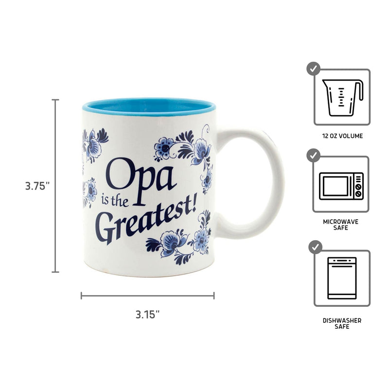 German Gift Idea Mug "Opa is the Greatest"