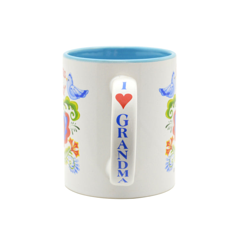 Ceramic Coffee Mug  inchesGrandma is the Greatest inches - Coffee Mugs, CT-100, CT-101, CT-102, Grandma, New Products, NP Upload, Rosemaling, SY:, SY: Grandma Greatest, Under $10, Yr-2016 - 2 - 3