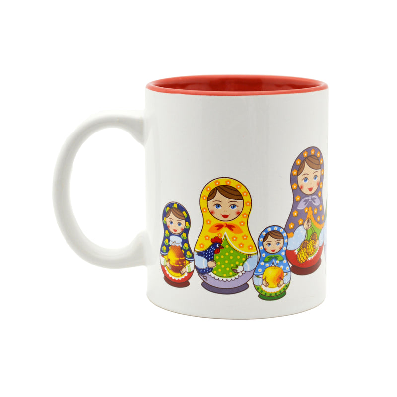 Ceramic Coffee Mug Russian Nesting Doll - Coffee Mugs, Nesting Doll, New Products, NP Upload, Russian, Under $10, Yr-2016 - 2