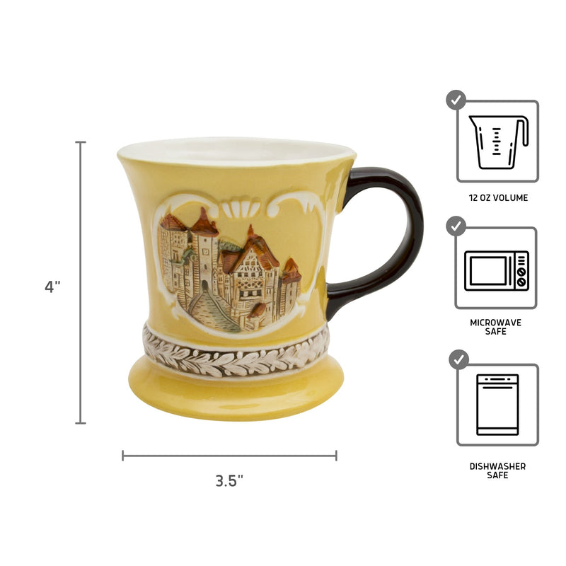 Embossed Rothenburg Ceramic Mug