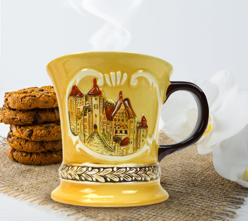 Embossed Rothenburg Ceramic Mug