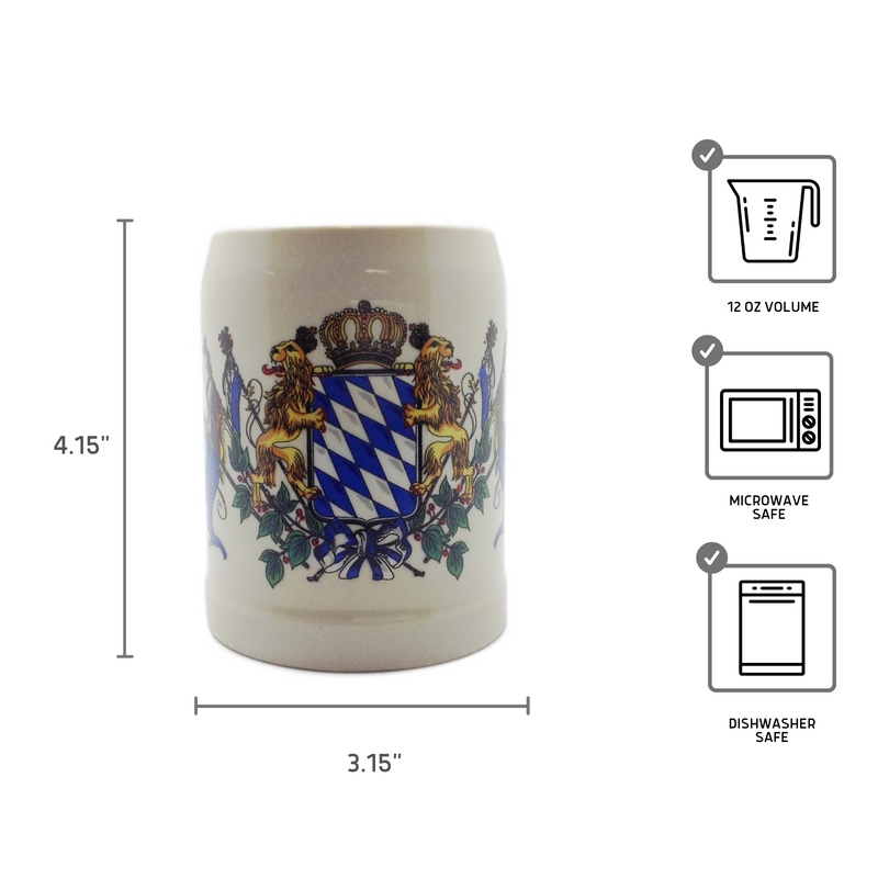 German Coffee Mug with Bavarian Coat of Arms