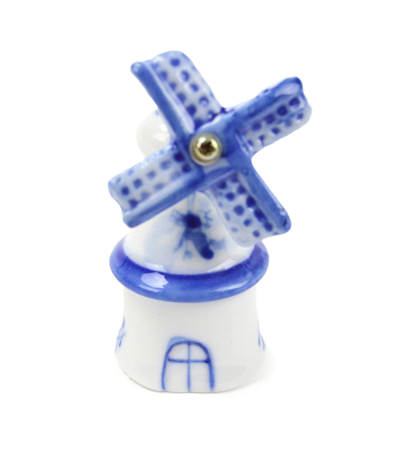 Delft Blue Decorative Post Windmill - 2.25 inches, Collectibles, Decorations, Delft Blue, Dutch, Figurines, Home & Garden, PS-Party Favors, PS-Party Favors Dutch, Size, Windmills