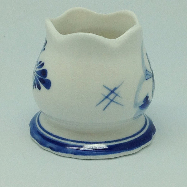 Delft Blue Votive Candles with Tulip Design - Candle Holders, Candles, Collectibles, Delft Blue, Dutch, Home & Garden, Tulips, Votive - 2 - 3