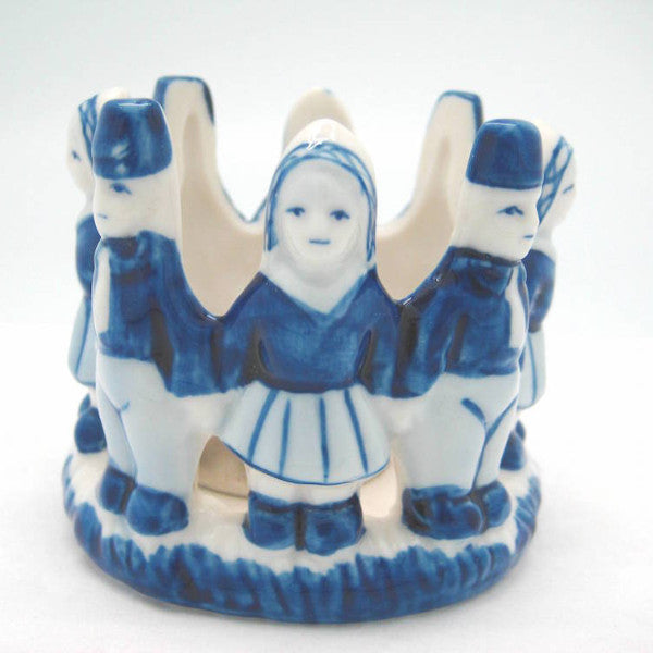 Delft Blue Votive Candles with Dutch Children - Candle Holders, Candles, Collectibles, Delft Blue, Dutch, Home & Garden, Top-DTCH-B, Votive - 2