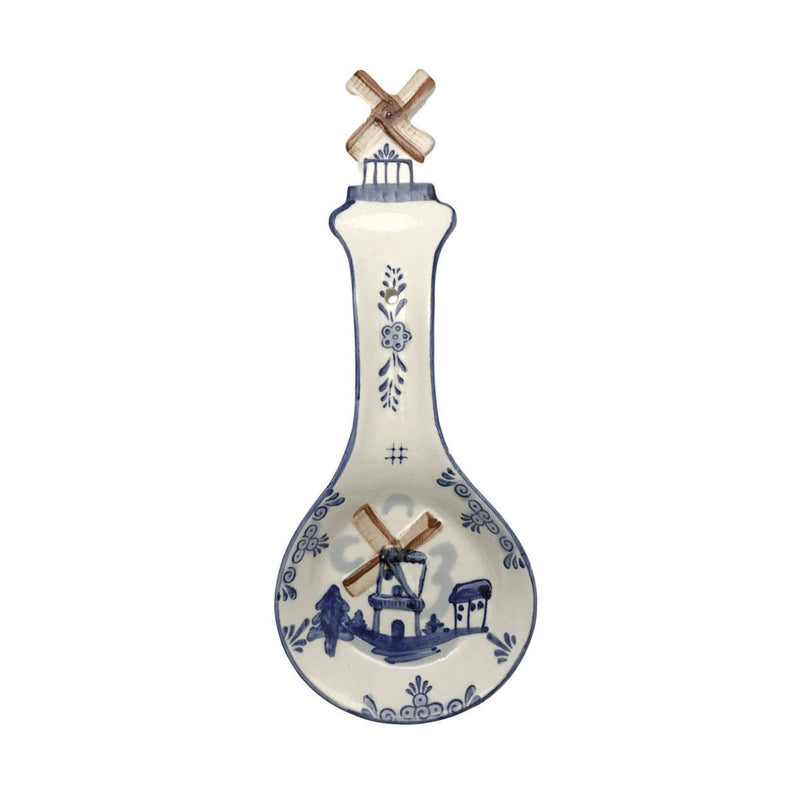 Porcelain Spoon Rests Color Windmill