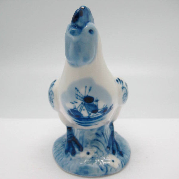 Ceramic Egg Cup Holder Standing Color Chicken - AN: Rooster, Animal, Color, Decorations, Delft Blue, Dutch, Egg Cups, Home & Garden, Tableware - 2 - 3 - 4