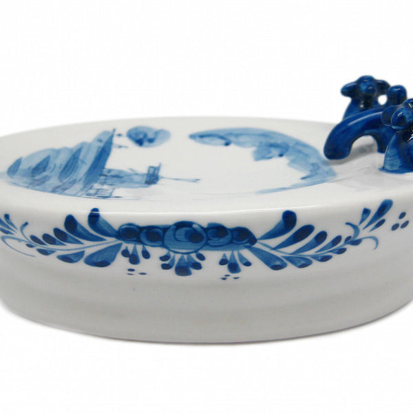 Dutc Ceramic Spoon Rests Delft Blue Teapot