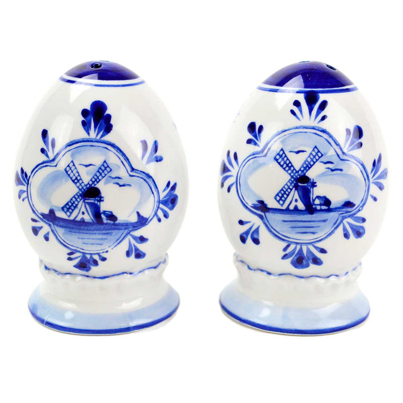 Ceramic Pepper and Salt Shakers: Egg Set