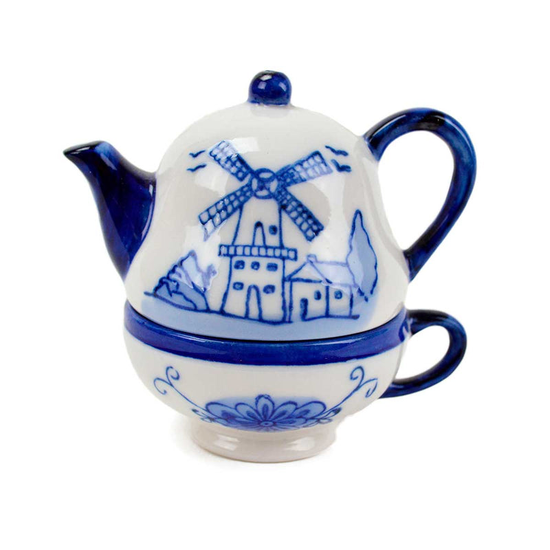 Ceramic Pepper and Salt Shakers: Tea Cup/Pot