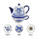 Ceramic Pepper and Salt Shakers: Tea Cup/Pot