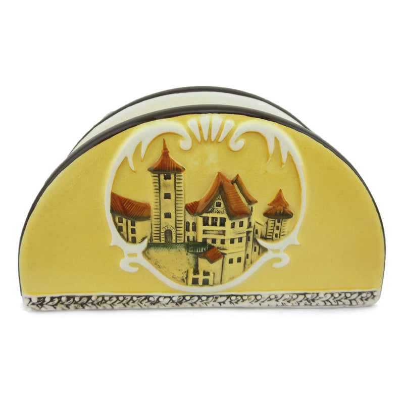 Elegant Ceramic Napkin Holder  European Village