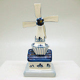 Decorative Windmill and Kissing Couple - Collectibles, Decorations, Delft Blue, Dutch, Figurines, Home & Garden, Kissing Couple, L, PS-Party Favors, PS-Party Favors Dutch, Size, Small, Top-DTCH-A, Tulips, Windmills - 2 - 3 - 4 - 5
