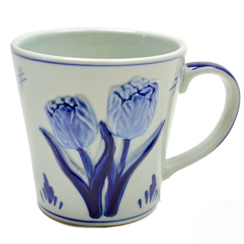 Embossed Tulip Coffee Mug
