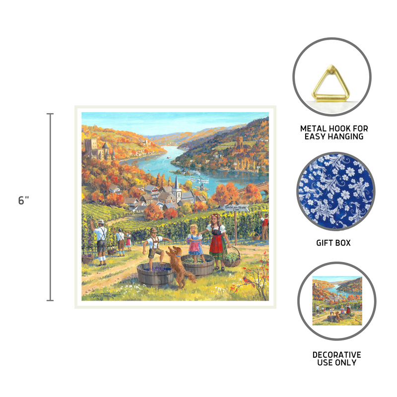 Seasons of Germany Collectors Tile: Fall