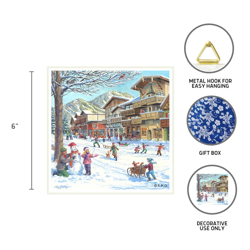 Seasons of Germany Collectors Tile: Winter
