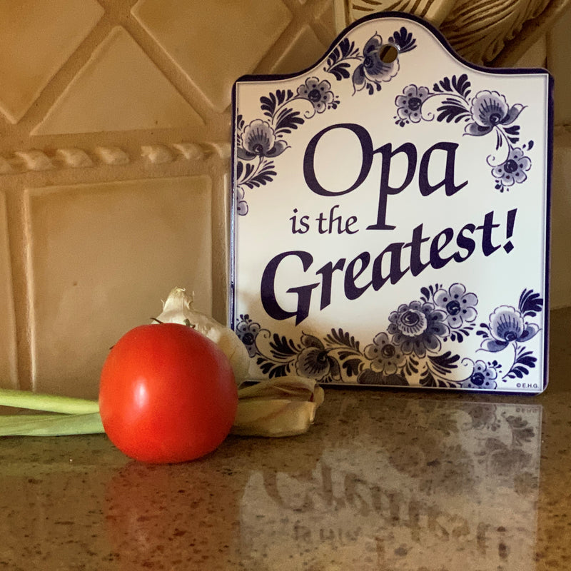 Ceramic Cheeseboard with Cork Backing: Opa