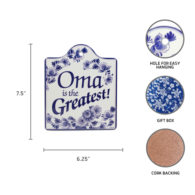 Ceramic Cheeseboard with Cork Backing: Oma