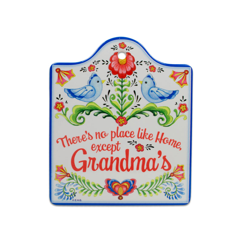"No Place Like Home Except Grandma's" Decorative Kitchen Trivet