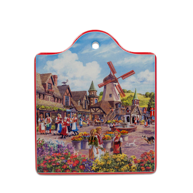 Windmill Landscape Decorative Kitchen Trivet