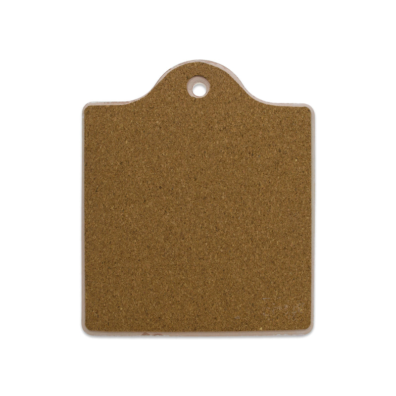 Ceramic Cheeseboard with Cork Backing: Norsk