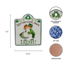 Ceramic Cheeseboard with Cork Backing: Irish