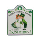 Irish: Ceramic Cheeseboard with Cork Backing