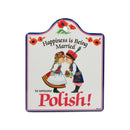 Polish: Ceramic Cheeseboard with Cork Backing