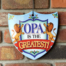Ceramic Decoration Shield Opa