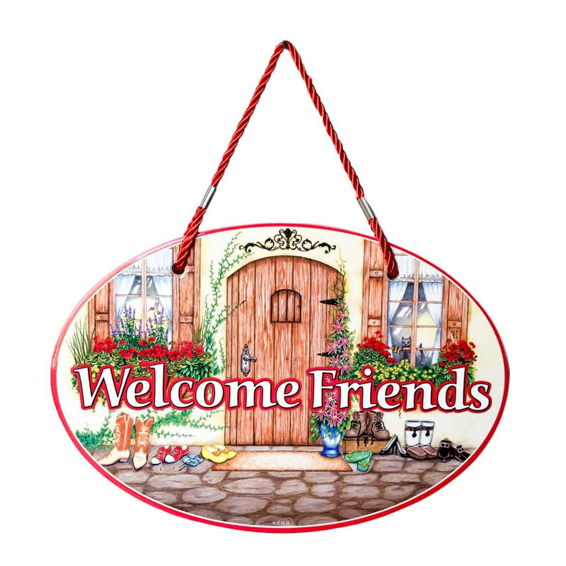 "Welcome Friends" Decorative Door Signs