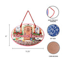 "Welcome Friends" Decorative Door Signs