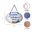 Welcome To Grandma & Grandpa's Decorative Door Signs