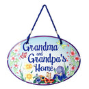 Welcome To Grandma & Grandpa's Decorative Door Signs